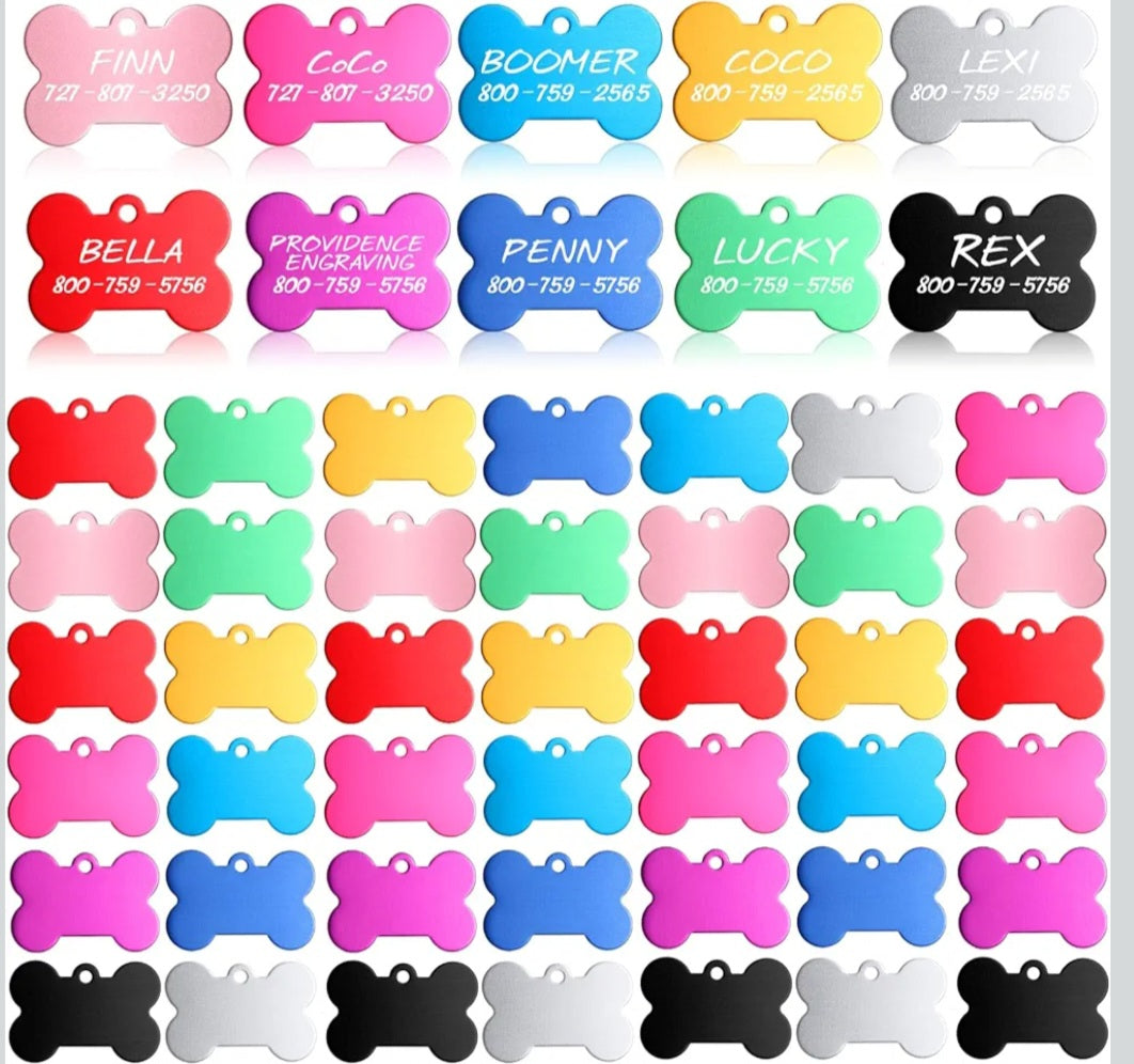 Personalized pet Tag.