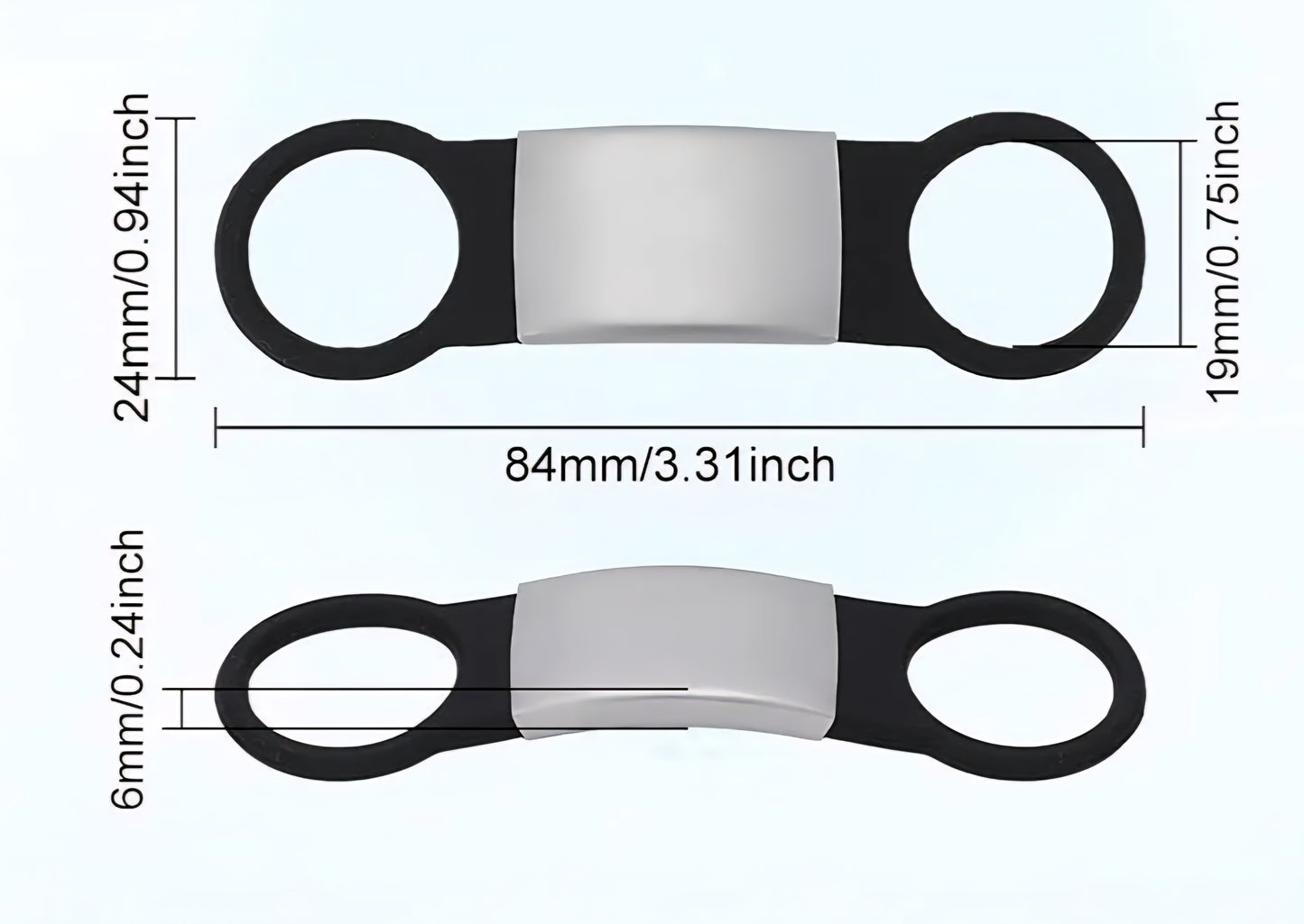 Personalized pet tag engraved.