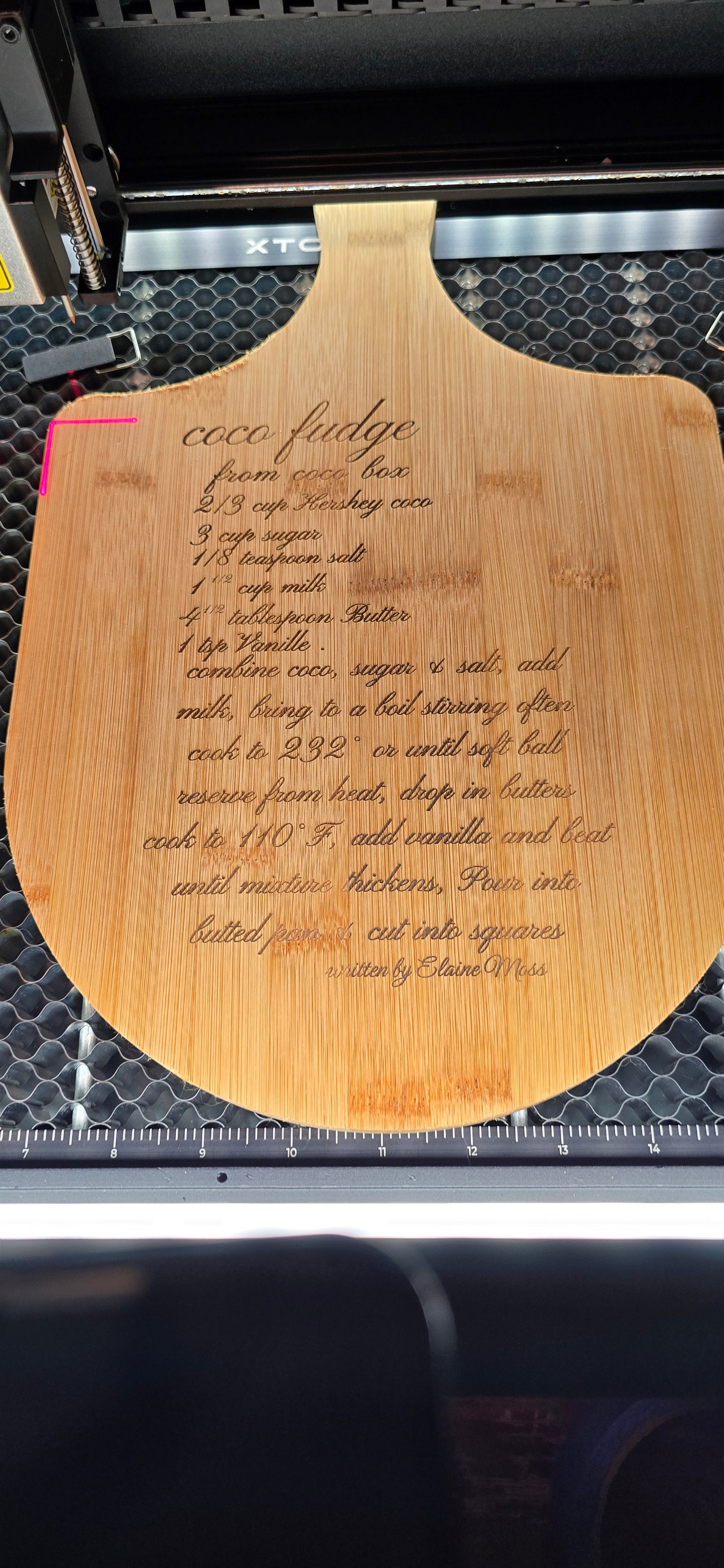 Customized Engraved Bamboo Cutting Board – Personalized Family Recipe Keepsake