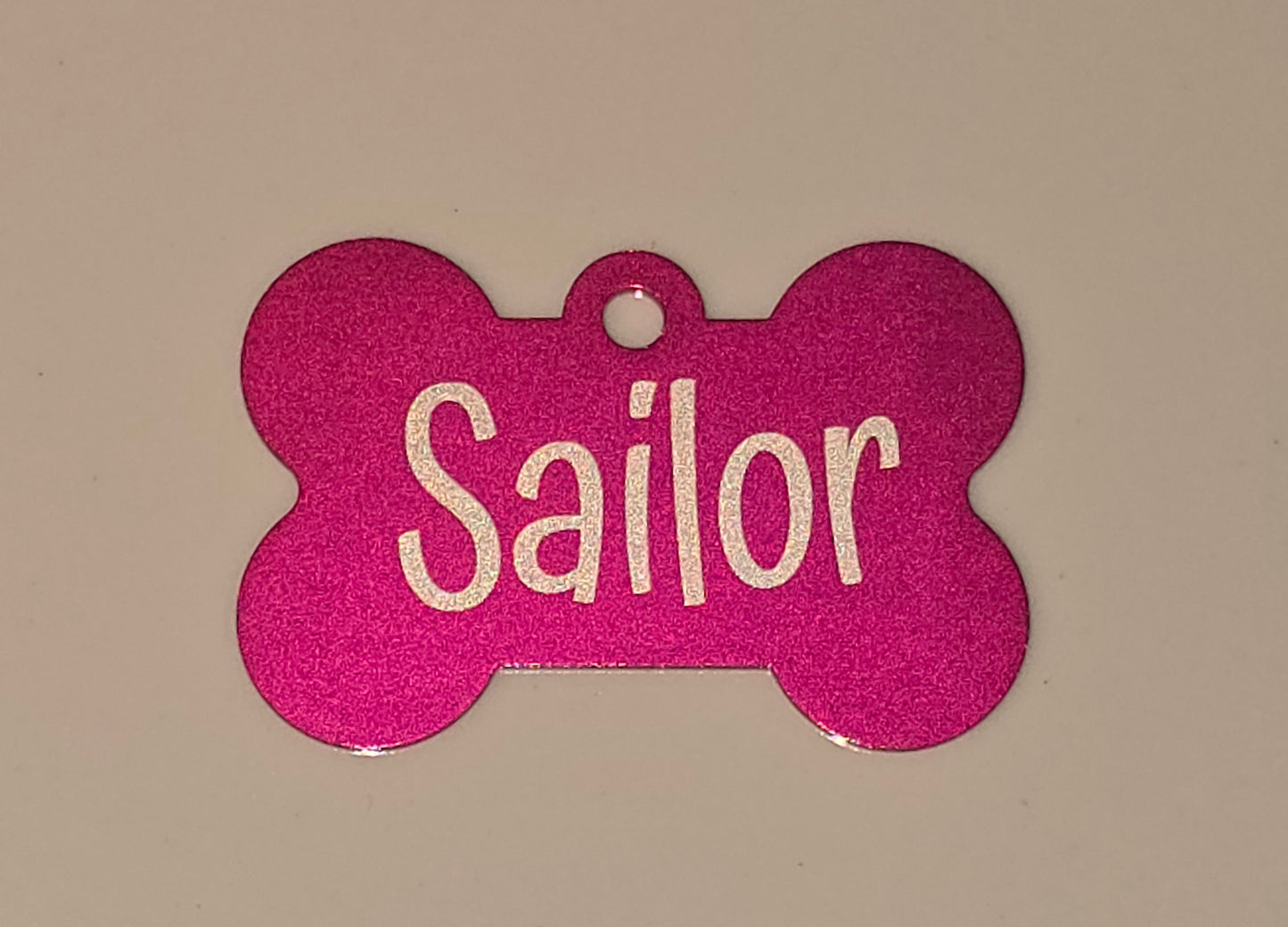 Personalized pet Tag.
